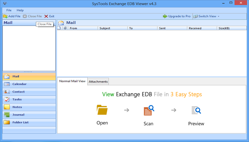 Read EDB File Free 4.3 full